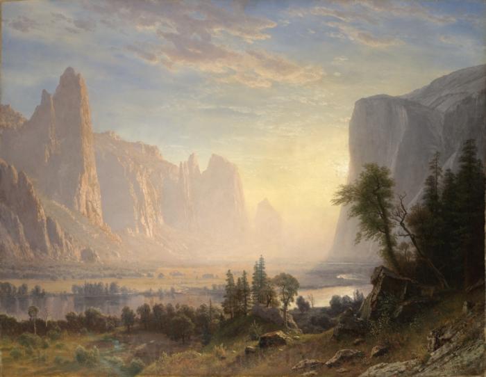 Albert Bierstadt Valley of the Yosemite Spain oil painting art